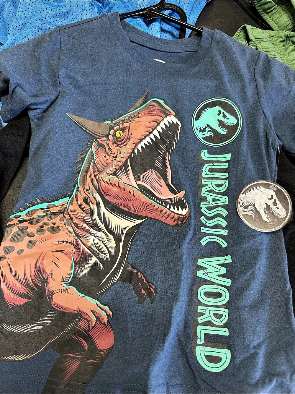 Jurassic World Carnotaurus Graphic T-Shirt Tee Size 5/6